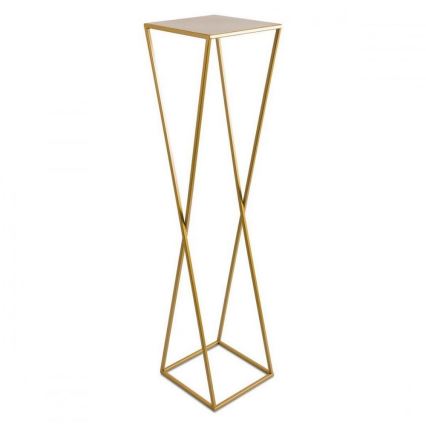 Soporte para flores 100x24 dorado
