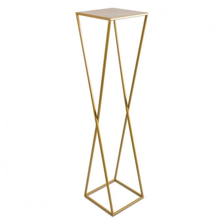 Soporte para flores 100x24 dorado