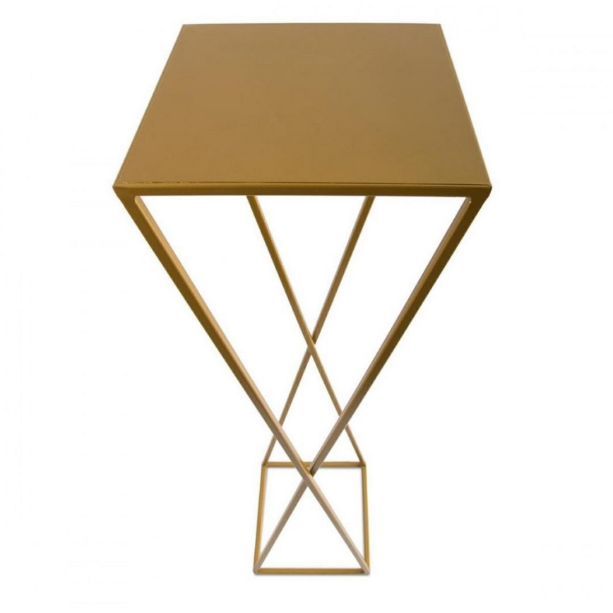 Soporte para flores 100x24 dorado
