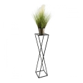 Soporte para flores 100x24 negro