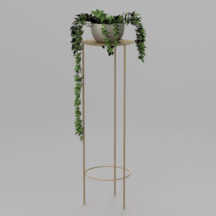 Soporte para flores 100x32 cm dorado