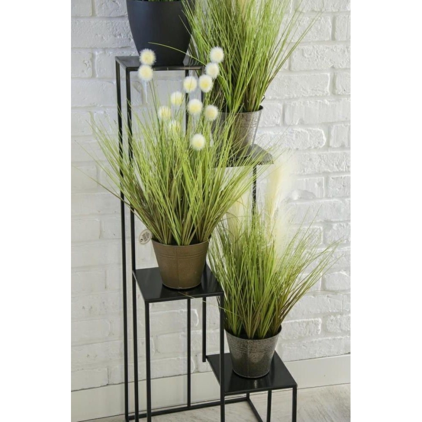 Soporte para flores 110x40 cm negro