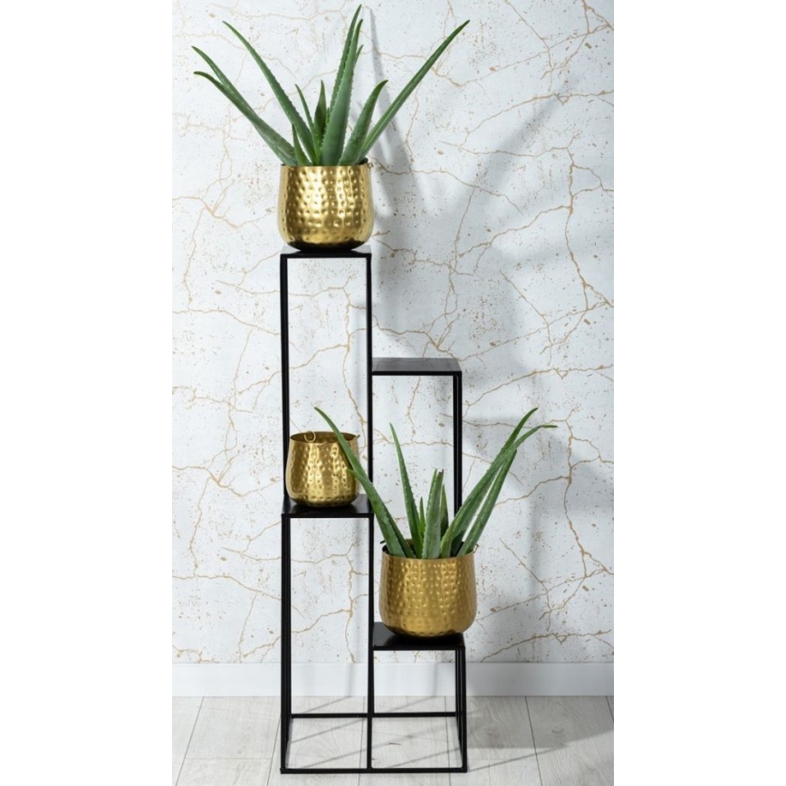 Soporte para flores 110x40 cm negro