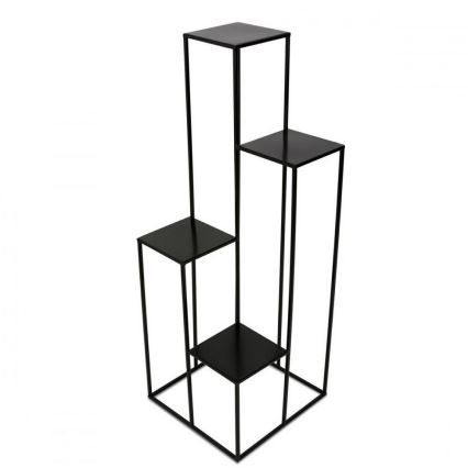 Soporte para flores 110x40 cm negro