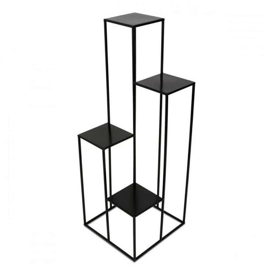 Soporte para flores 110x40 cm negro