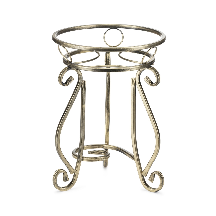 Soporte para flores 37x29 cm dorado