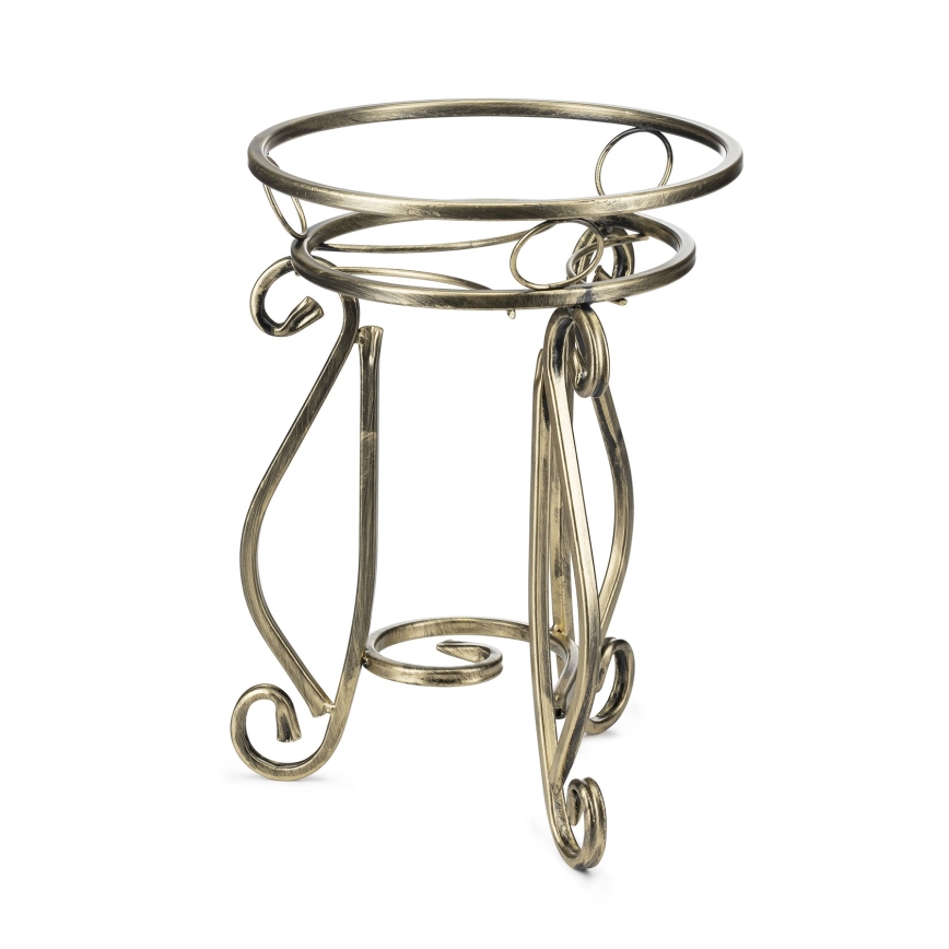 Soporte para flores 37x29 cm dorado