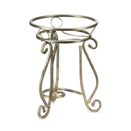 Soporte para flores 37x29 cm dorado
