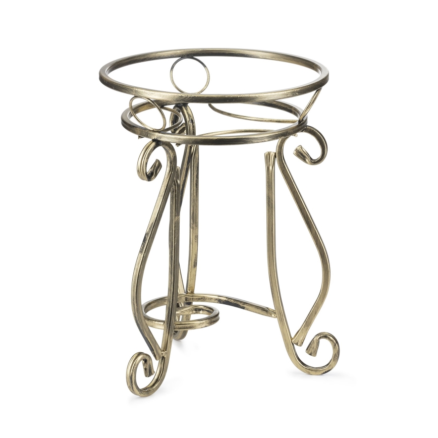 Soporte para flores 37x29 cm dorado