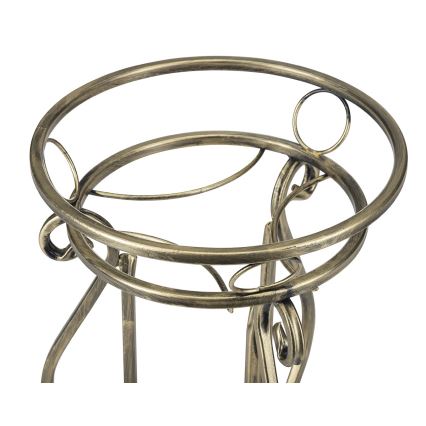 Soporte para flores 37x29 cm dorado