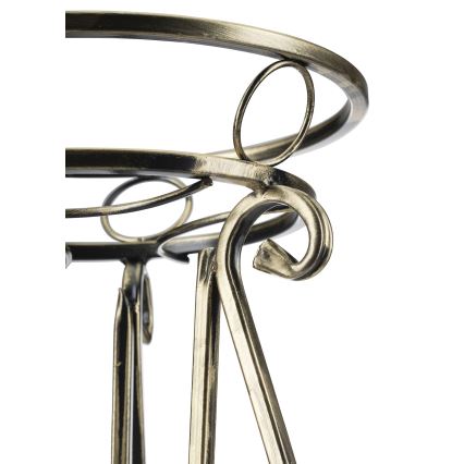 Soporte para flores 37x29 cm dorado