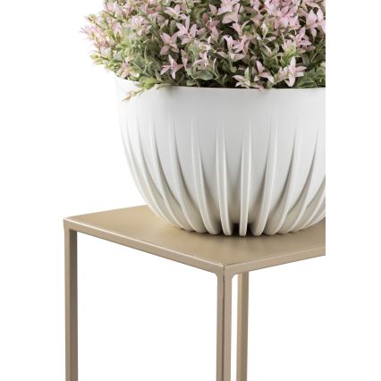 Soporte para flores 40x24 cm beige