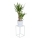 Soporte para flores 40x24 cm blanco