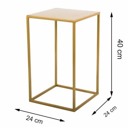 Soporte para flores 40x24 cm dorado