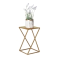 Soporte para flores 40x24 cm dorado