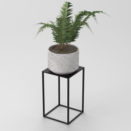 Soporte para flores 40x24 cm negro