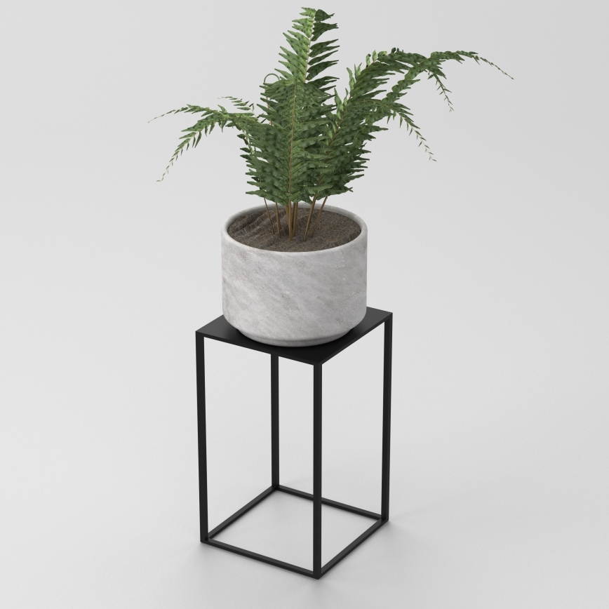 Soporte para flores 40x24 cm negro
