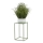 Soporte para flores 40x24 cm verde oscuro