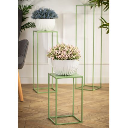 Soporte para flores 40x24 cm verde oscuro