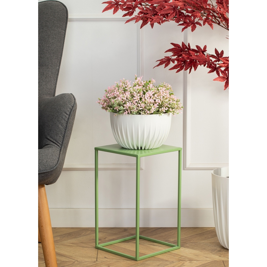 Soporte para flores 40x24 cm verde oscuro
