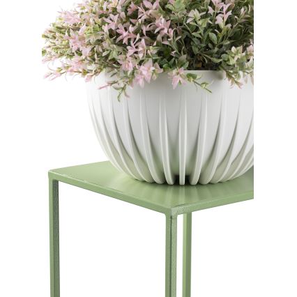Soporte para flores 40x24 cm verde oscuro