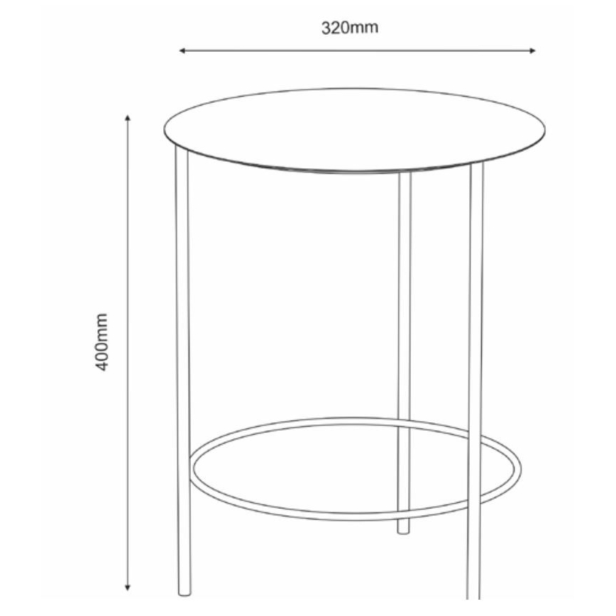 Soporte para flores 40x32 cm blanco