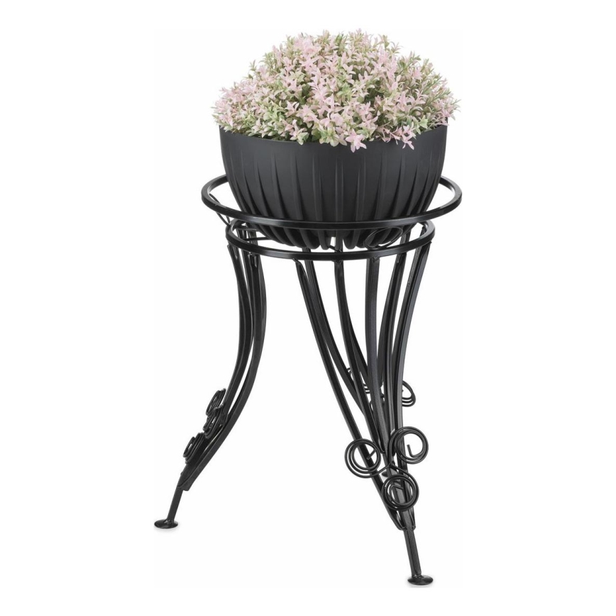 Soporte para flores 47x43 cm negro