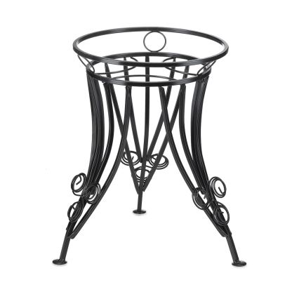 Soporte para flores 47x43 cm negro