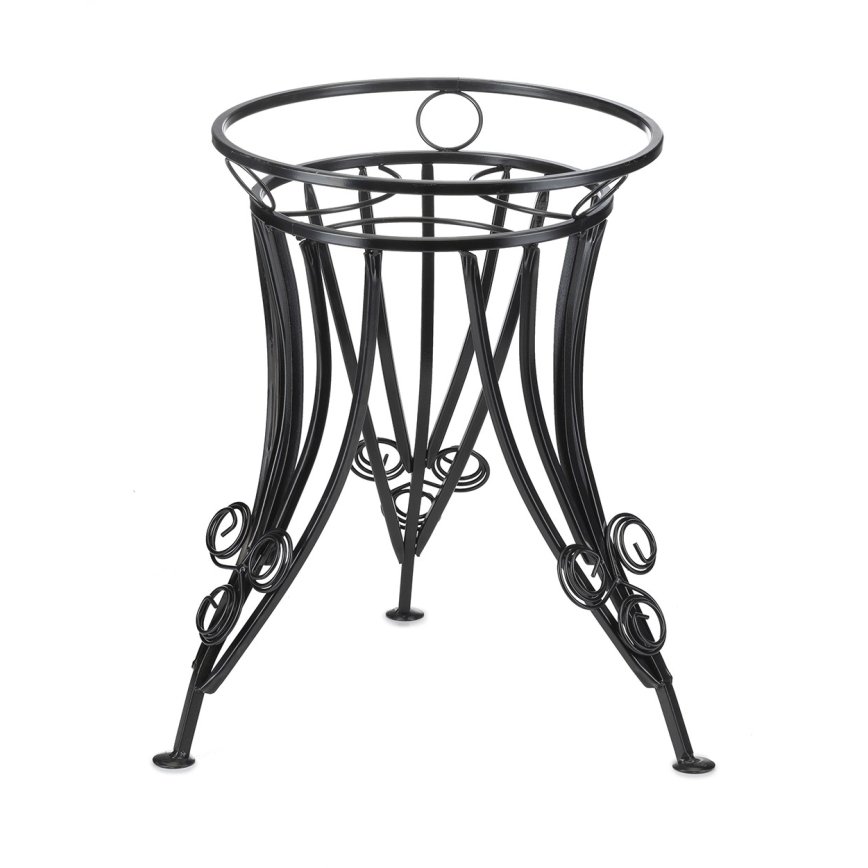 Soporte para flores 47x43 cm negro