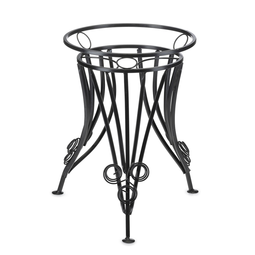 Soporte para flores 47x43 cm negro