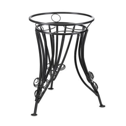 Soporte para flores 47x43 cm negro