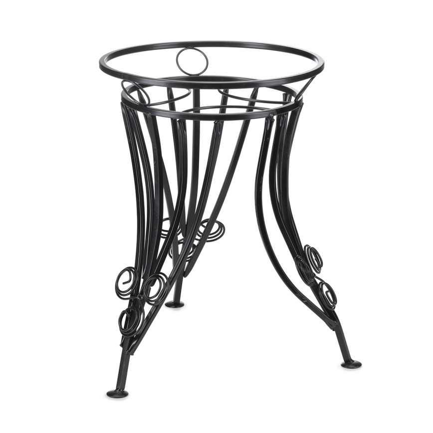 Soporte para flores 47x43 cm negro