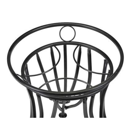 Soporte para flores 47x43 cm negro