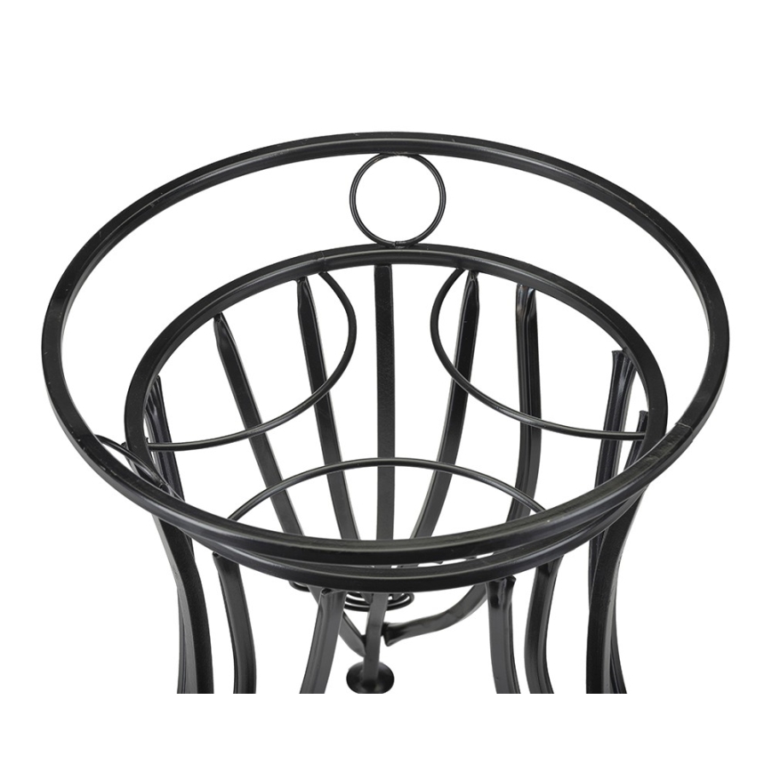 Soporte para flores 47x43 cm negro