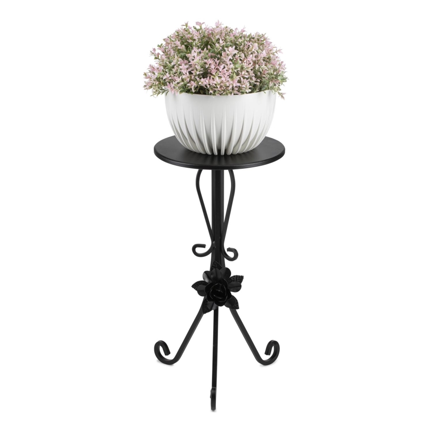 Soporte para flores 55x33 cm negro