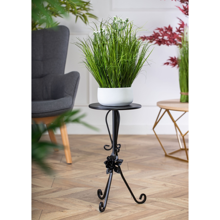 Soporte para flores 55x33 cm negro