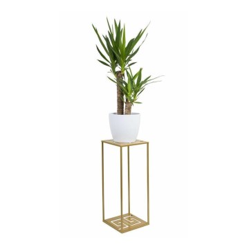 Soporte para flores 60x24 cm dorado
