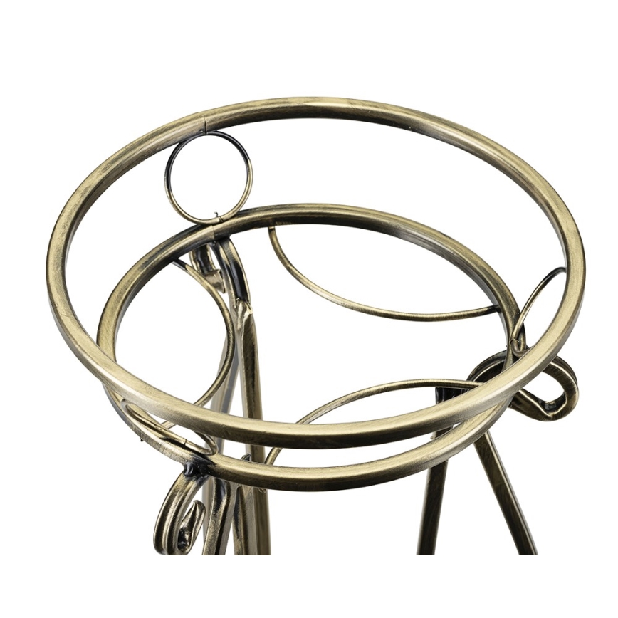 Soporte para flores 62x28 cm dorado