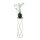 Soporte para flores 70x22,5 cm dorado