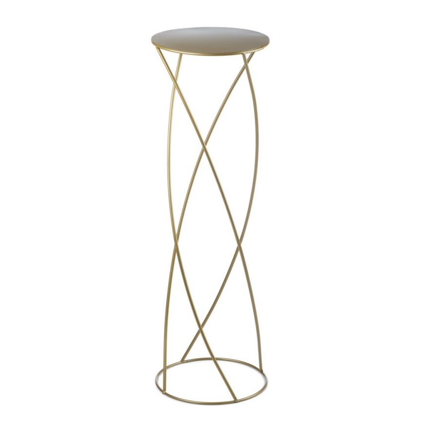 Soporte para flores 70x22,5 cm dorado