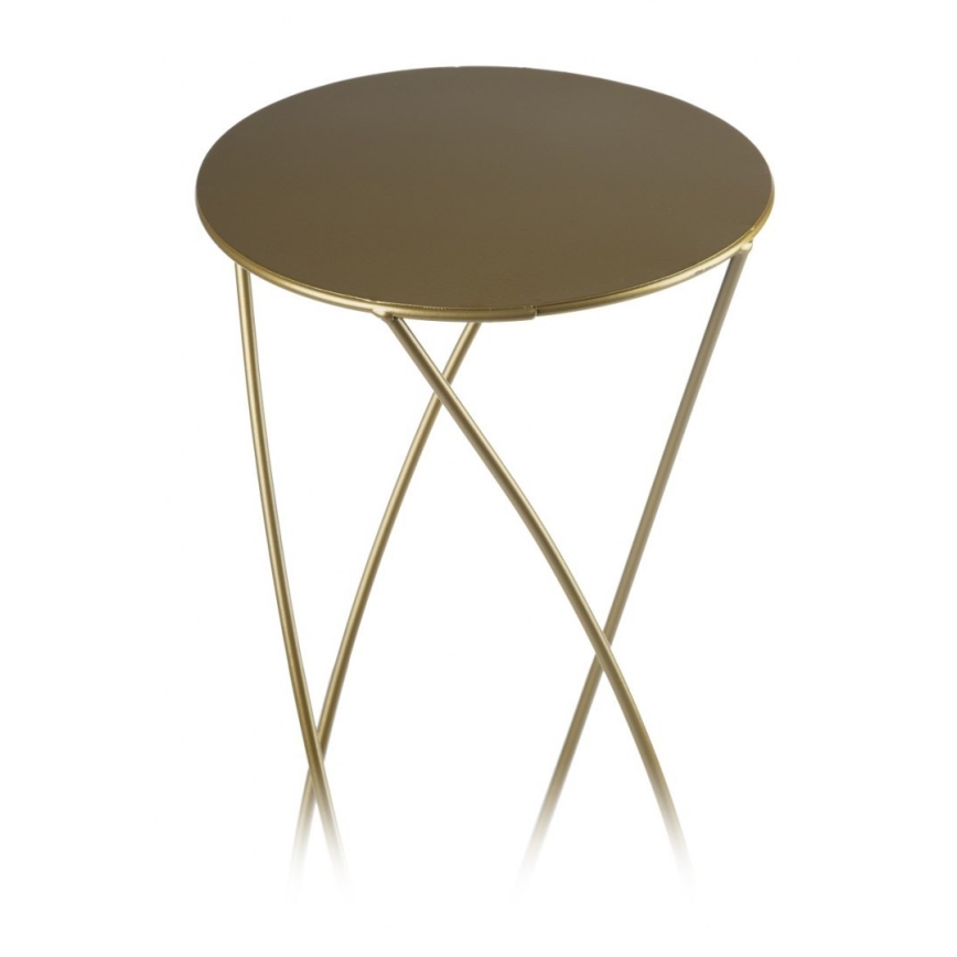 Soporte para flores 70x22,5 cm dorado