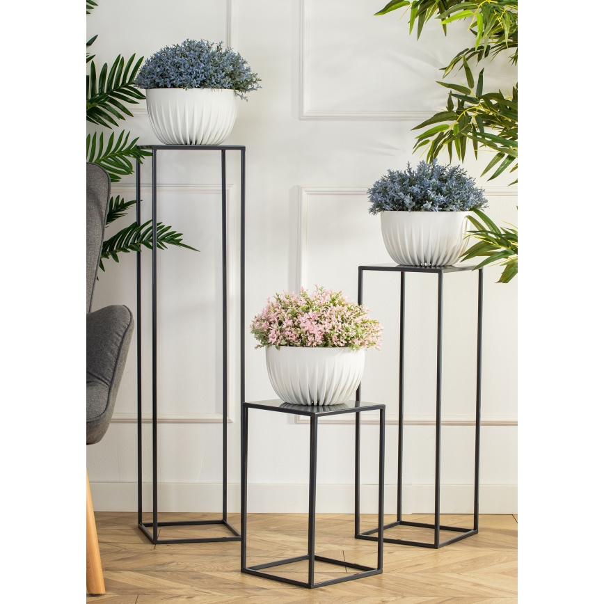 Soporte para flores 70x24 cm antracita