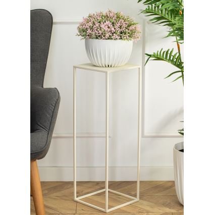 Soporte para flores 70x24 cm color crema