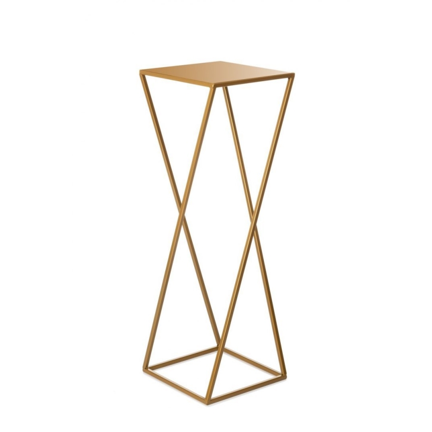 Soporte para plantas 70x24 cm dorado