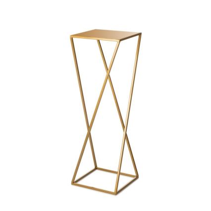 Soporte para plantas 70x24 cm dorado