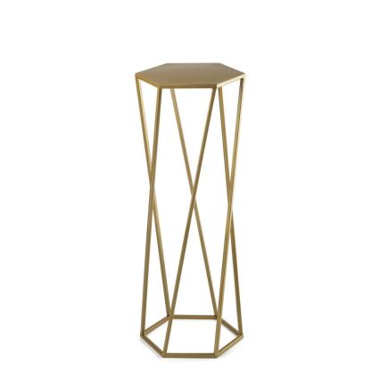 Soporte para flores 70x24 cm dorado