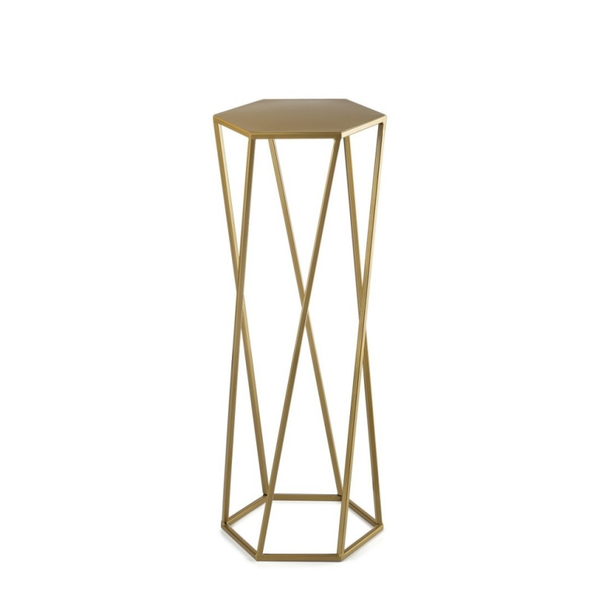 Soporte para flores 70x24 cm dorado