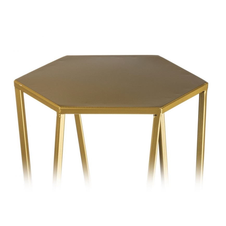 Soporte para flores 70x24 cm dorado
