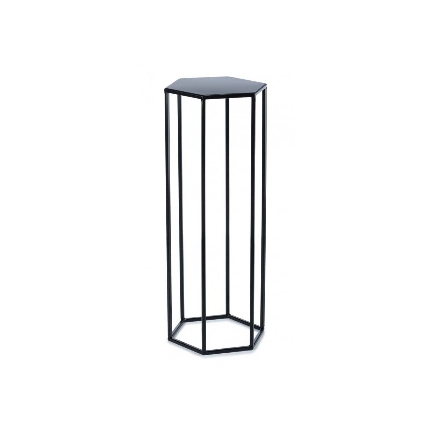 Soporte para flores 70x24 cm negro