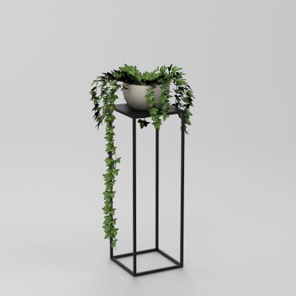 Soporte para flores 70x24 cm negro